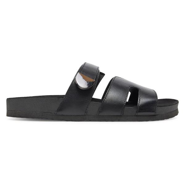 Pantofle Lasocki GRD-22010-02 Přírodní kůže (useň) - Lícová