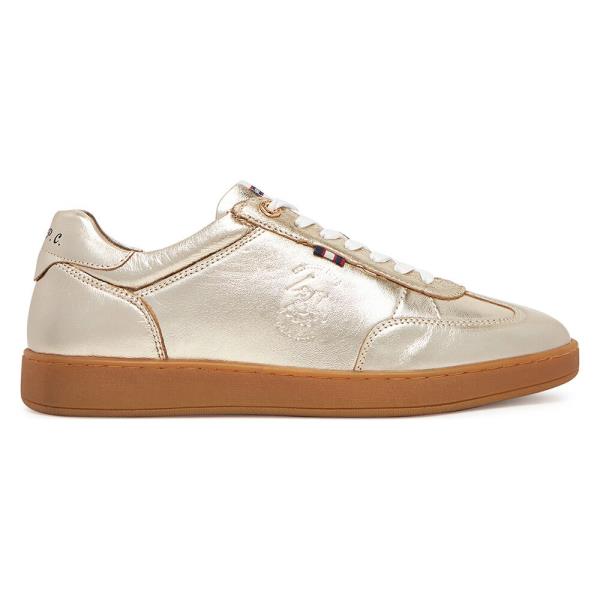 Tenisky Beverly Hills Polo Club WI44-VOUN-02 Přírodní kůže (useň) - Lícová